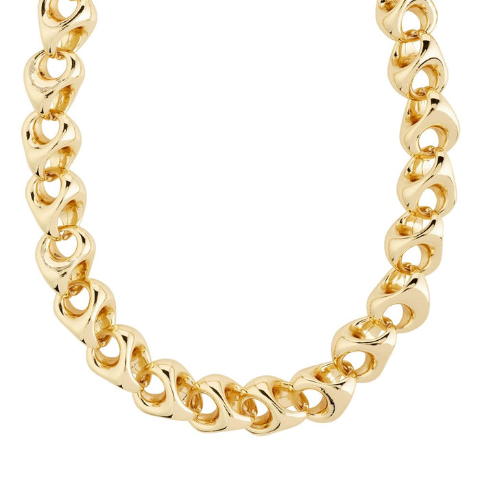 Dune Recycled Necklace - Gold Plated