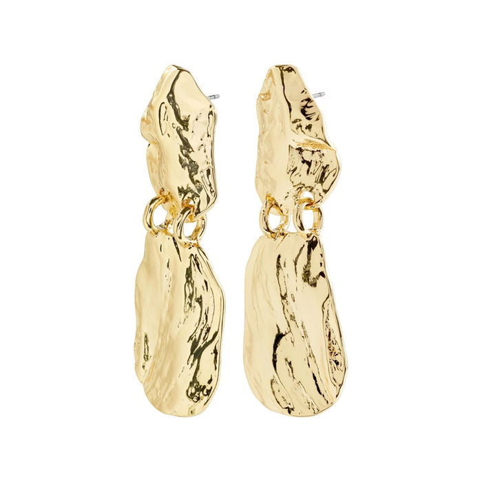 Bloom Recycled Earrings - Gold Plated