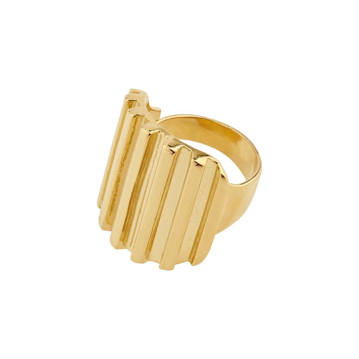 Laurel Recycled Ring - Gold Plated