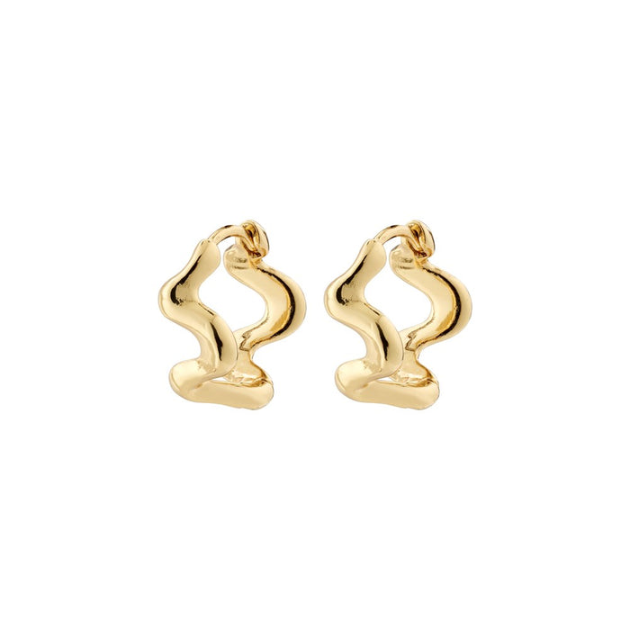 Penelope Recycled Earrings - Gold Plated