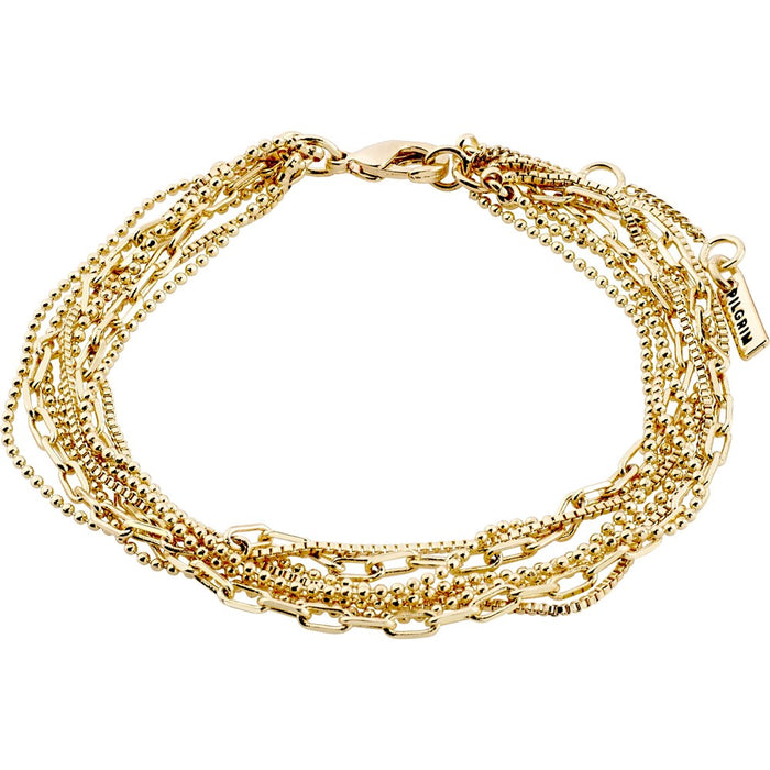 Lilly Chain Bracelet - Gold Plated