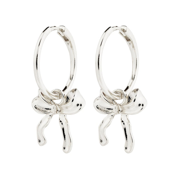 Cassian Recycled Hoop Earrings - Silver Plated