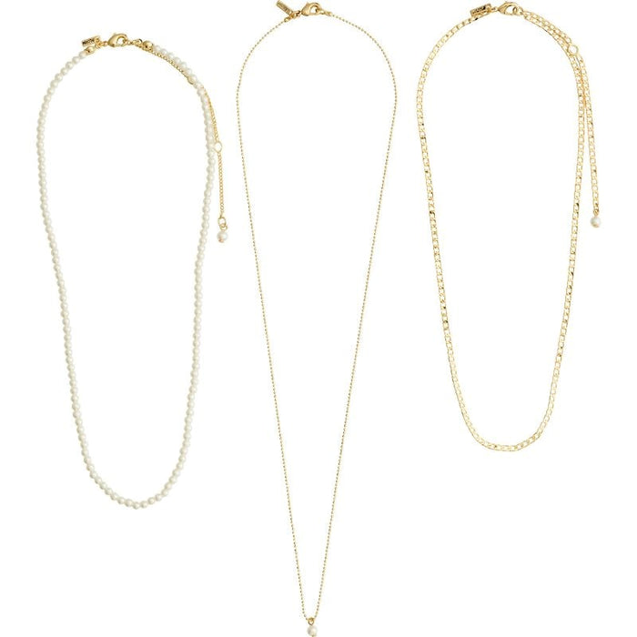 Baker Necklace 3-In-1 Set - Gold Plated