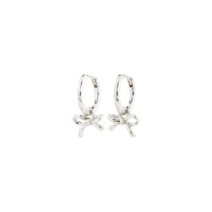 Lysandra Recycled Hoop Earrings - Silver Plated