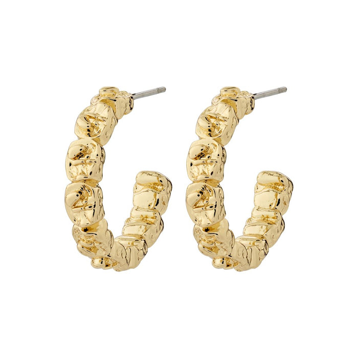 Scottie Recycled Hoop Earrings - Gold Plated