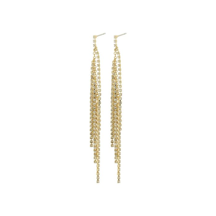 Adelaide Crystal Earrings - Gold Plated