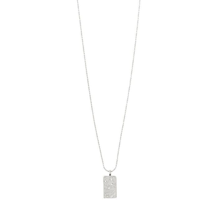 Gracefulness Necklace - Crystal - Silver Plated