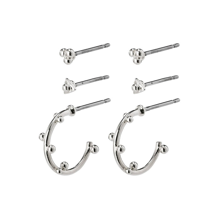 Gracefulness Earrings - Silver Plated