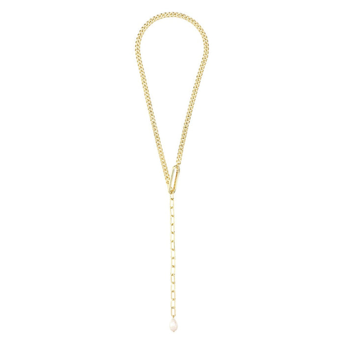 Heat Recycled Chain Necklace - Gold Plated