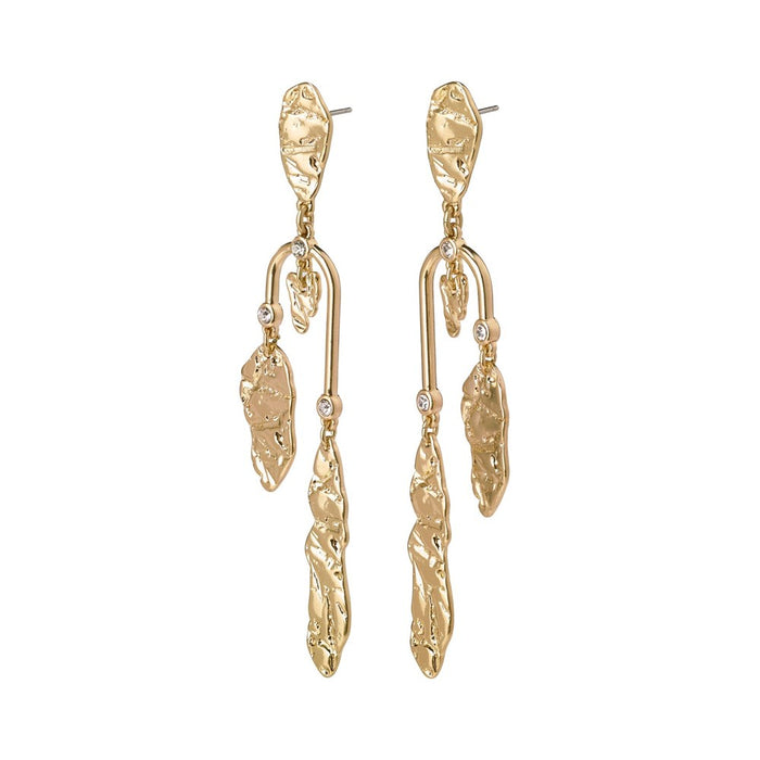 Tolerance Earrings - Crystal - Gold Plated