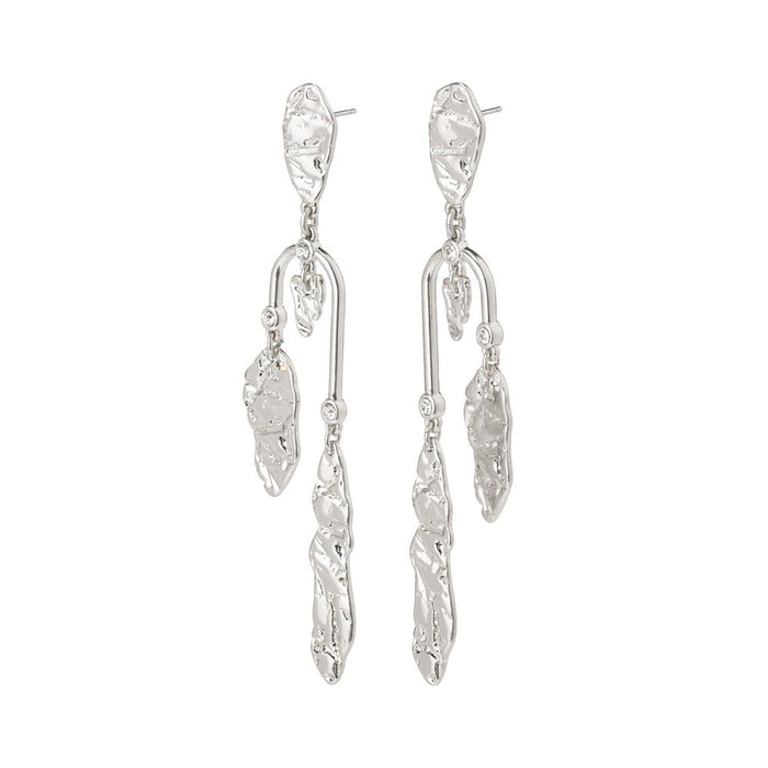 Tolerance Earrings - Crystal - Silver Plated