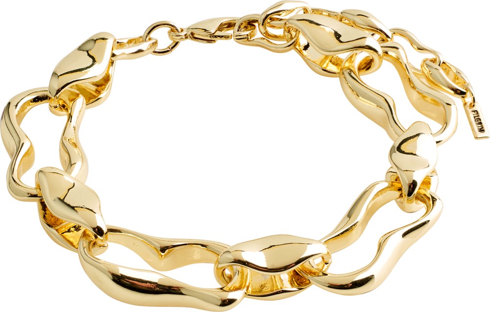 Wave Recycled Bracelet - Gold Plated