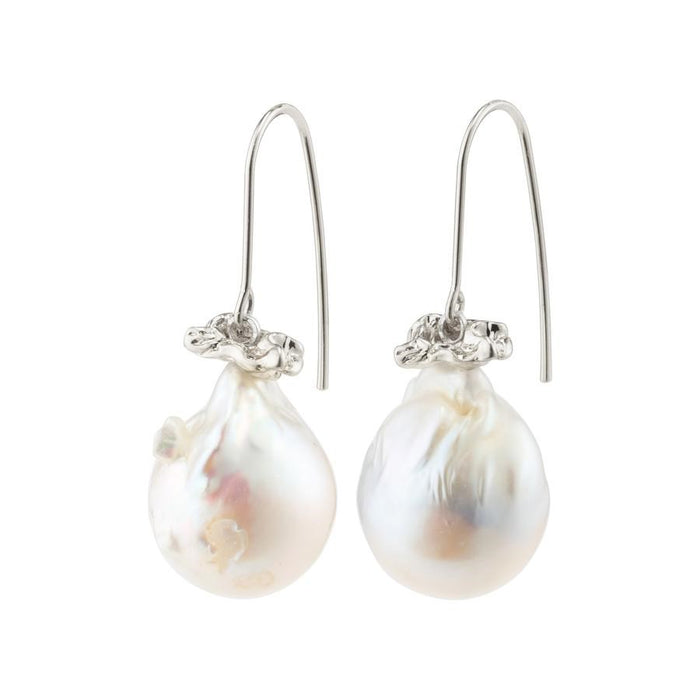 Precious Earrings - Silver Plated - White