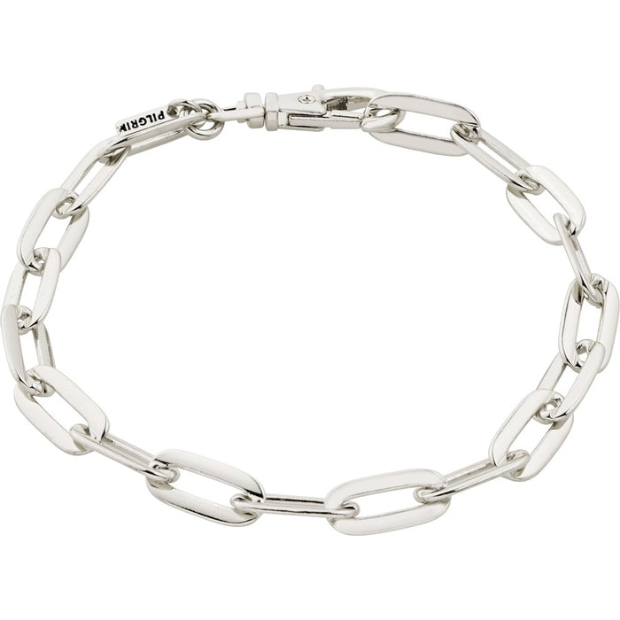 Kindness Recycled Cable Chain Bracelet - Silver Plated