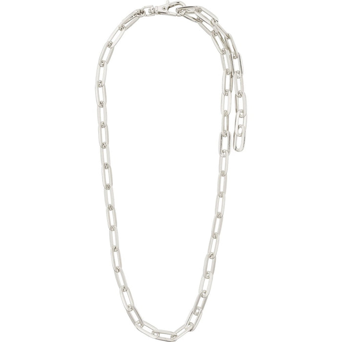 Kindness Recycled Cable Chain Necklace - Silver Plated