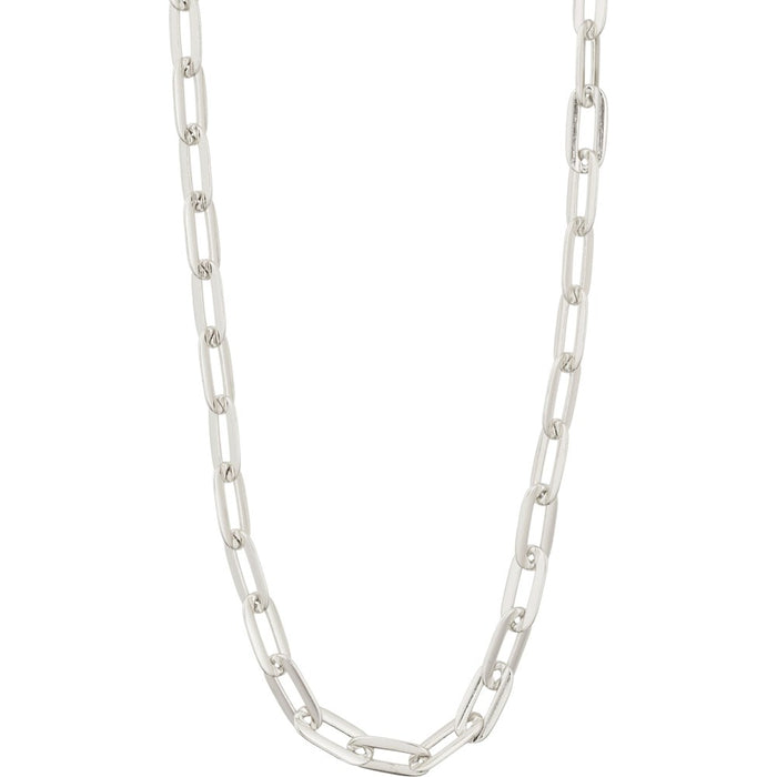 Kindness Recycled Cable Chain Necklace - Silver Plated