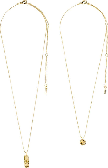 Blink Recycled Necklace 2-In-1 - Gold Plated