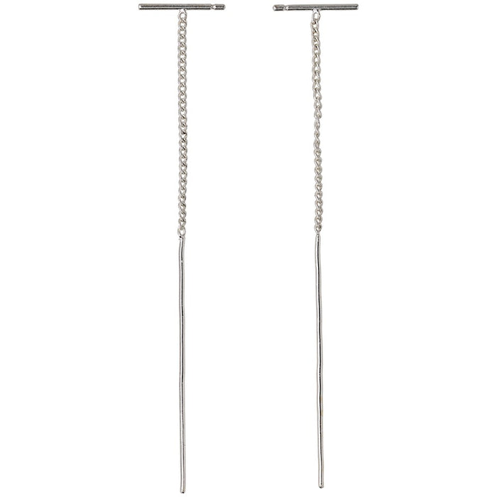 Brielle Pi Earrings - Silver Plated