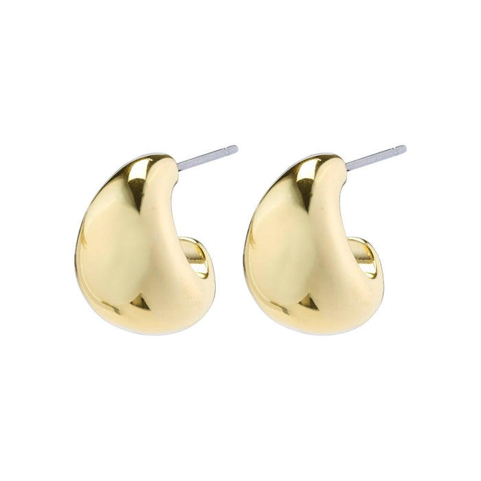 Adriana Chunky Mini Hoop Earrings - Gold Plated