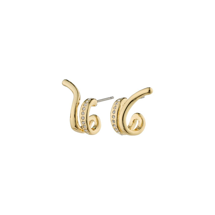 Nadine Recycled Earrings - Gold Plated