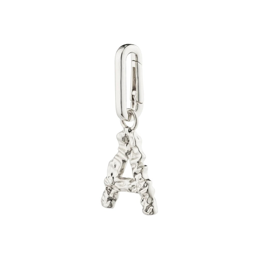 Charm Recycled Pendant - Silver Plated