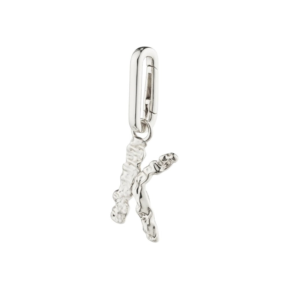 Charm Recycled Pendant - Silver Plated