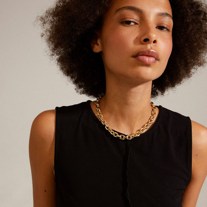 Hanna Schönberg x Pilgrim Recycled Necklace - Gold Plated