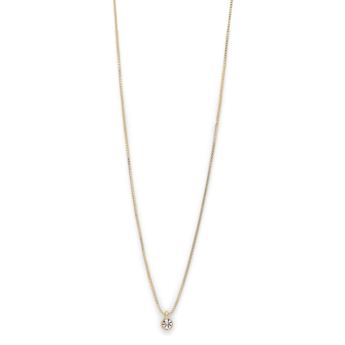 Lucia Pi Necklace - Gold Plated - Single