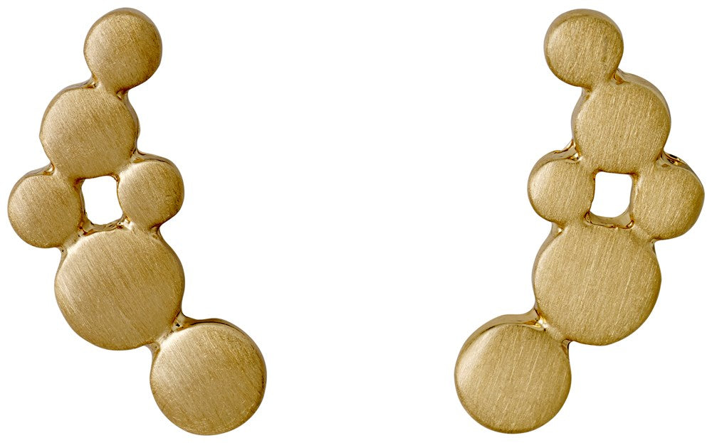 Leah Pi Earrings - Gold Plated