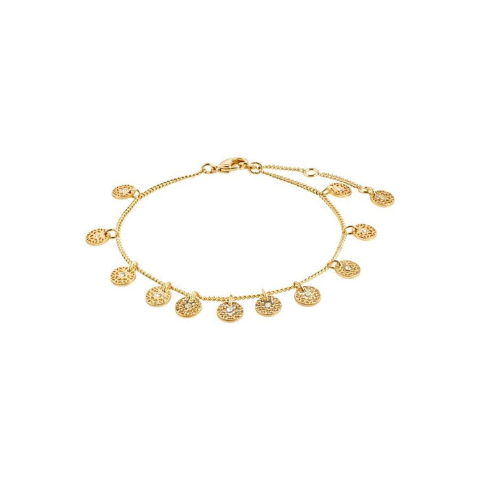 Carol Bracelet - Gold Plated Crystal