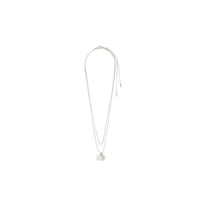 Casey Necklace - Silver Plated Crystal