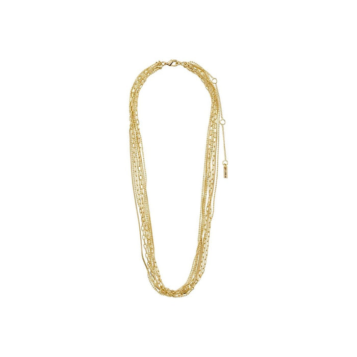 Lilly Chain Necklace - Gold Plated