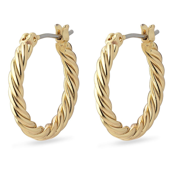 Cece Pi Hoops - Gold Plated