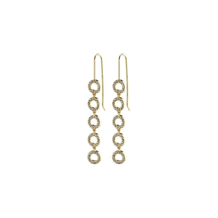 Tessa Earrings - Gold Plated - Crystal