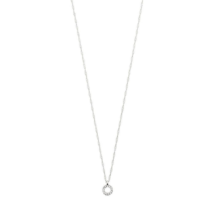 Tessa Necklace - Silver Plated - Crystal