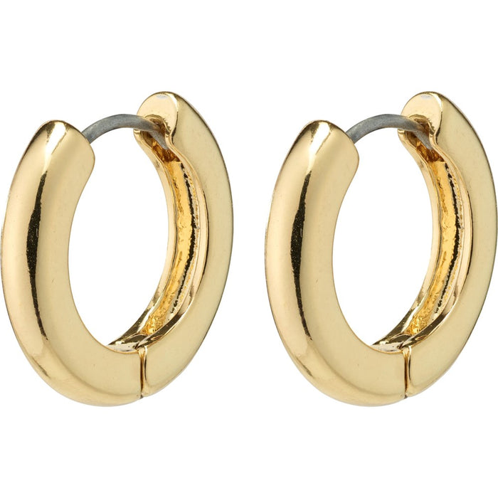 Tyra Recycled Chunky Hoop Earrings - Gold Plated