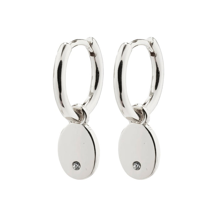 Julieta Earrings - Silver Plated Crystal