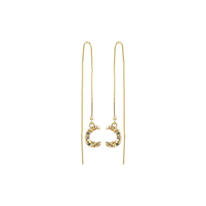 Remy Recycled Chain Earrings - Gold Plated