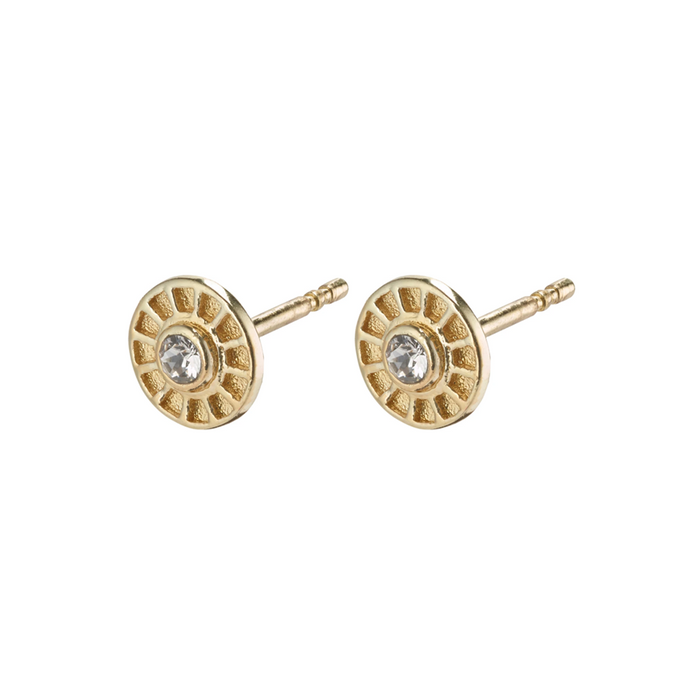 Fia Earrings - Gold Plated - Crystal